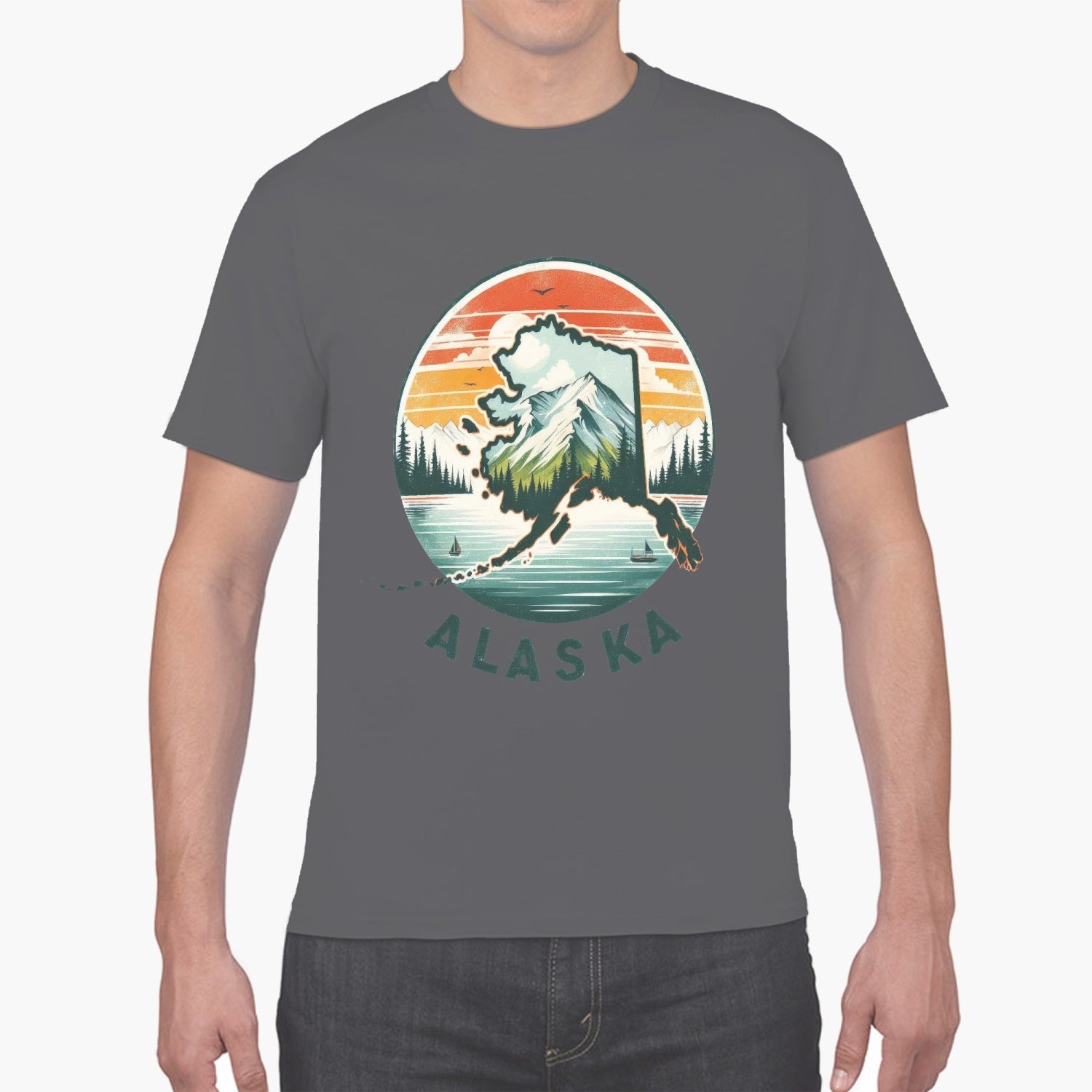 847. Unisex Ultra Cotton Tee ALASKA