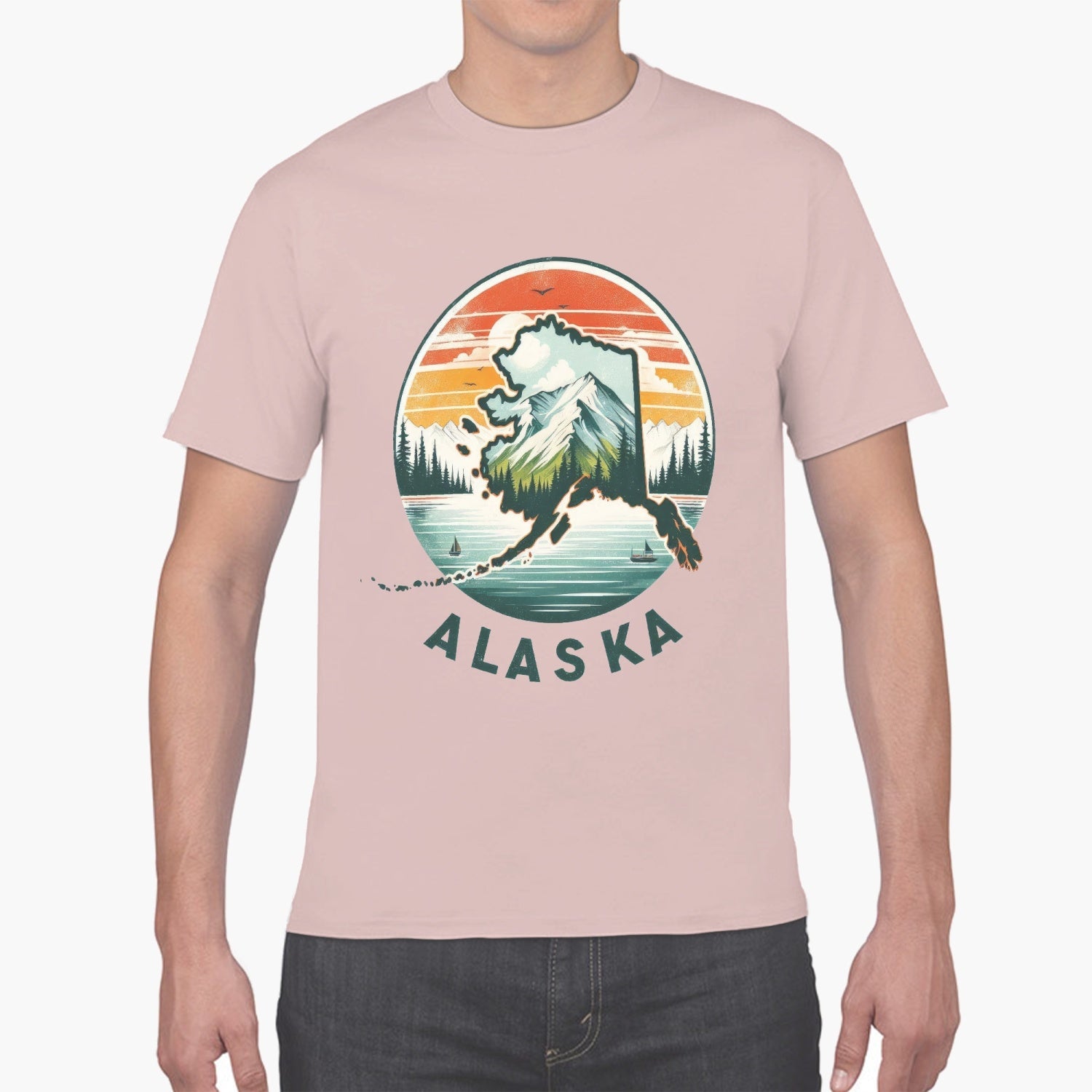 847. Unisex Ultra Cotton Tee ALASKA