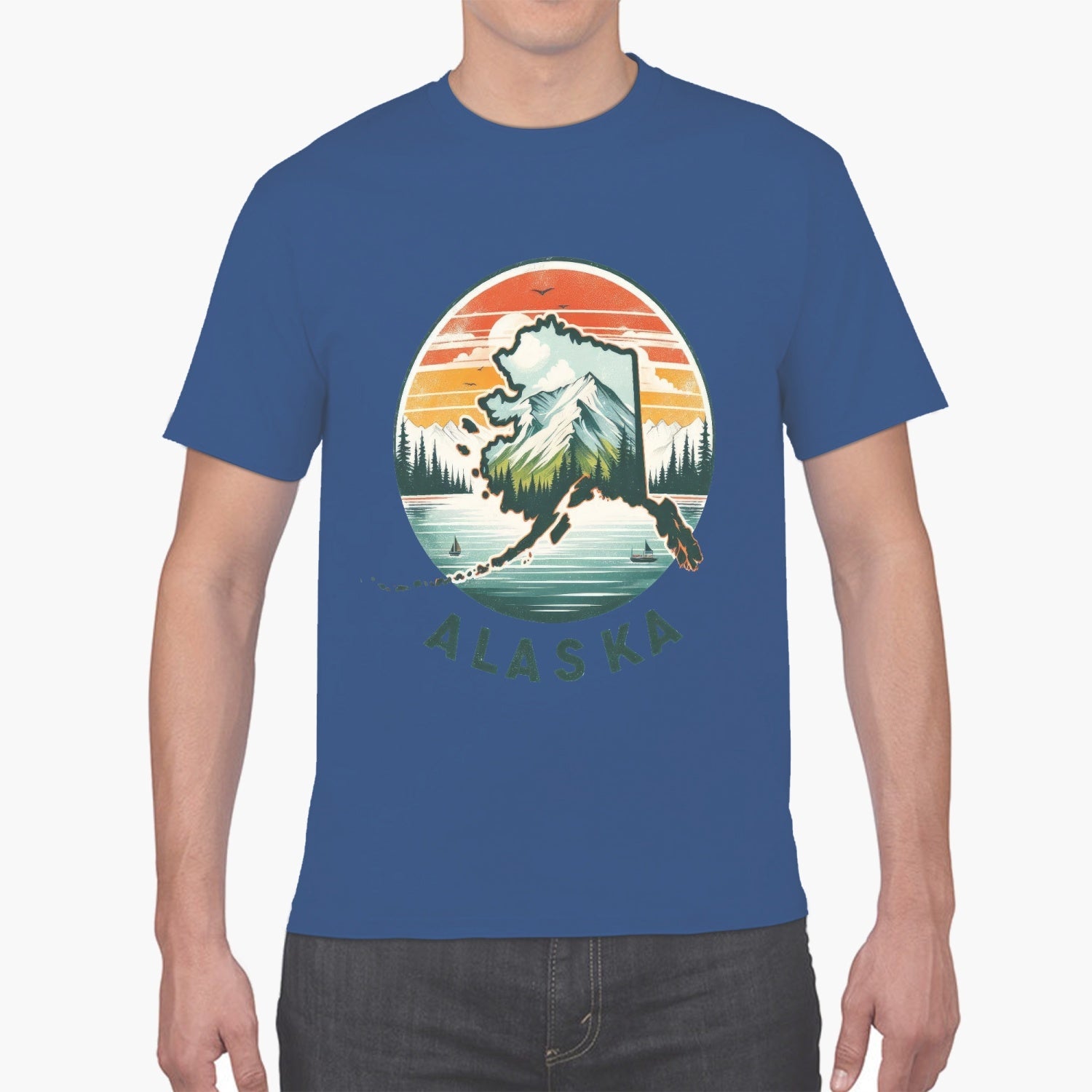 847. Unisex Ultra Cotton Tee ALASKA