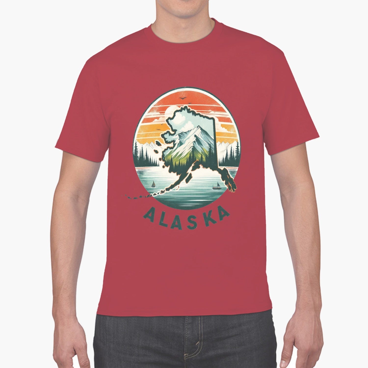 847. Unisex Ultra Cotton Tee ALASKA