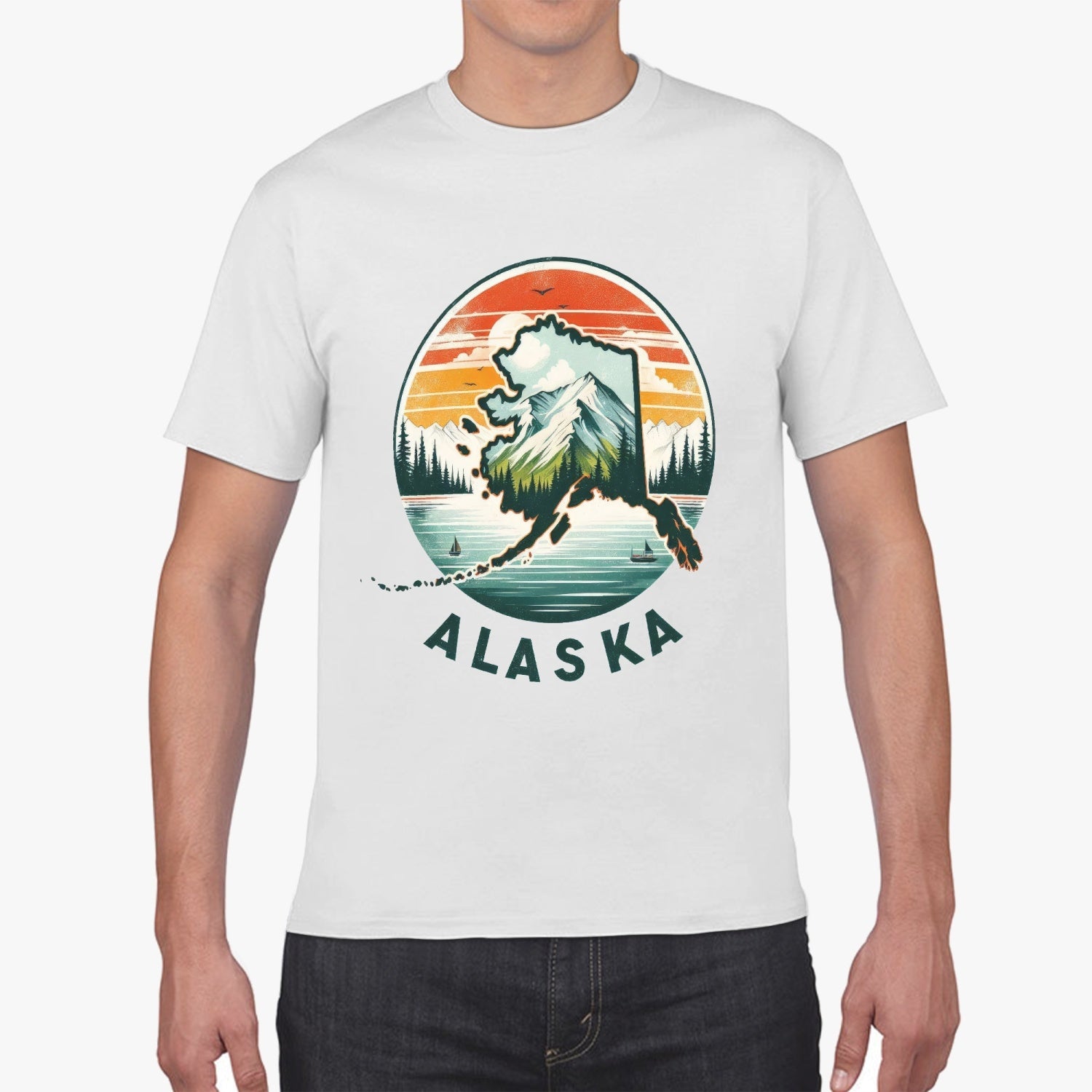 847. Unisex Ultra Cotton Tee ALASKA