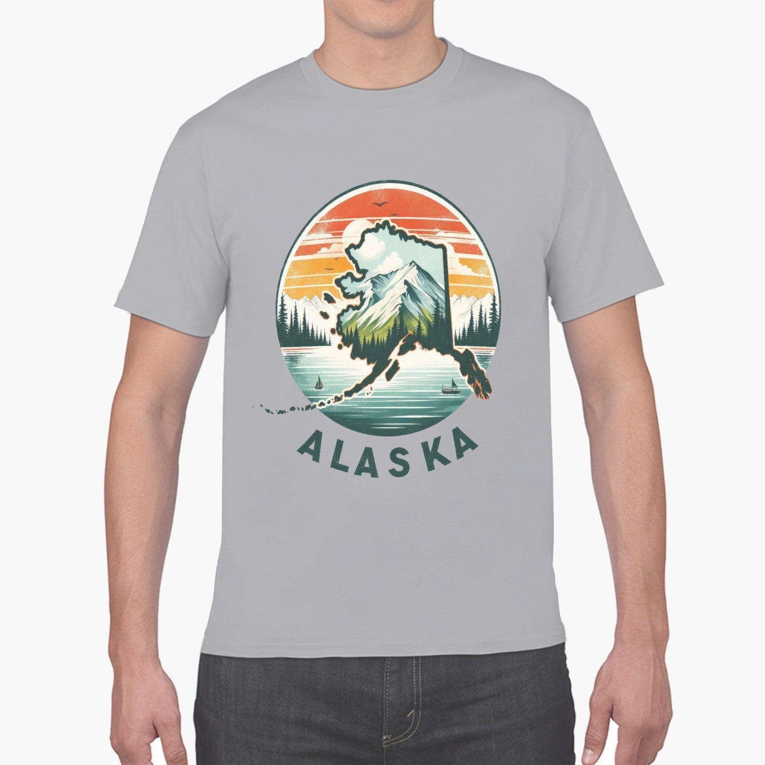 847. Unisex Ultra Cotton Tee ALASKA