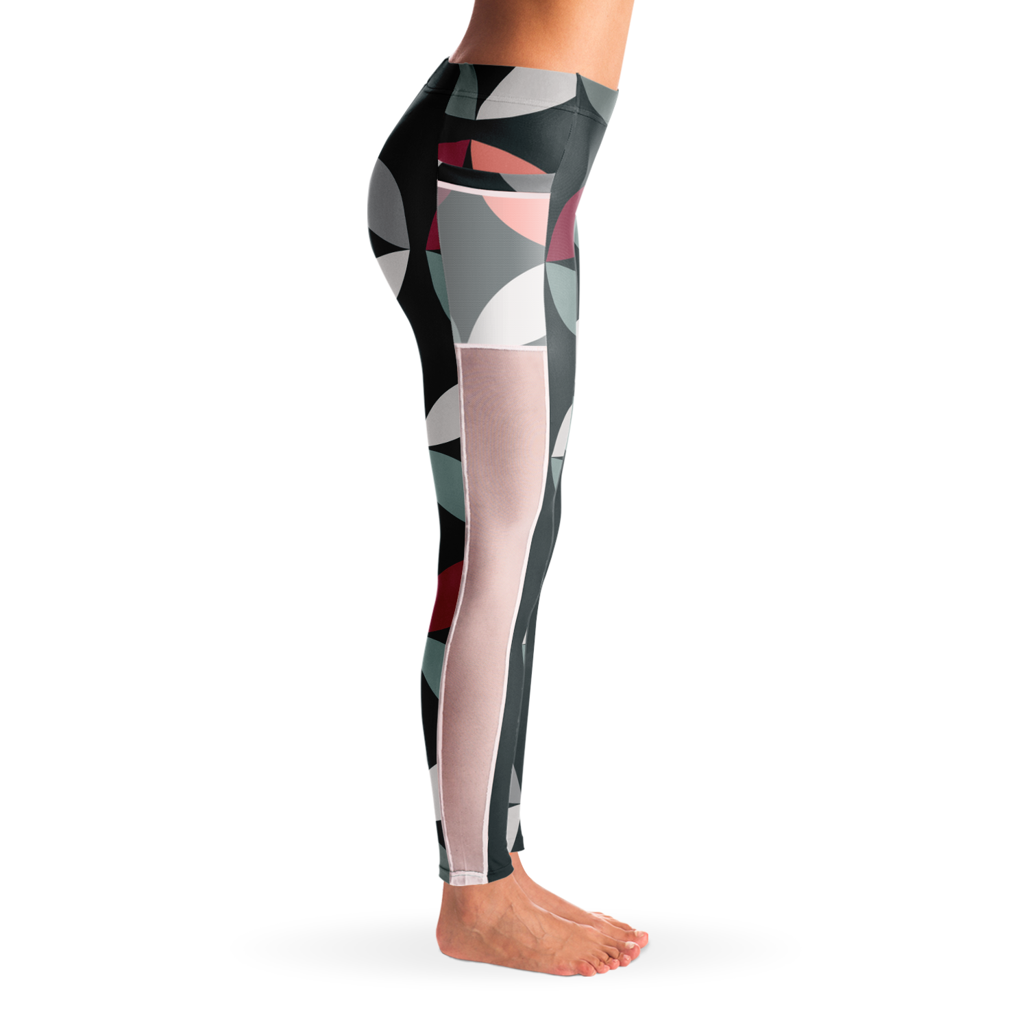 Legging de Sport  En Mesh Pour Femme | Disque Impact