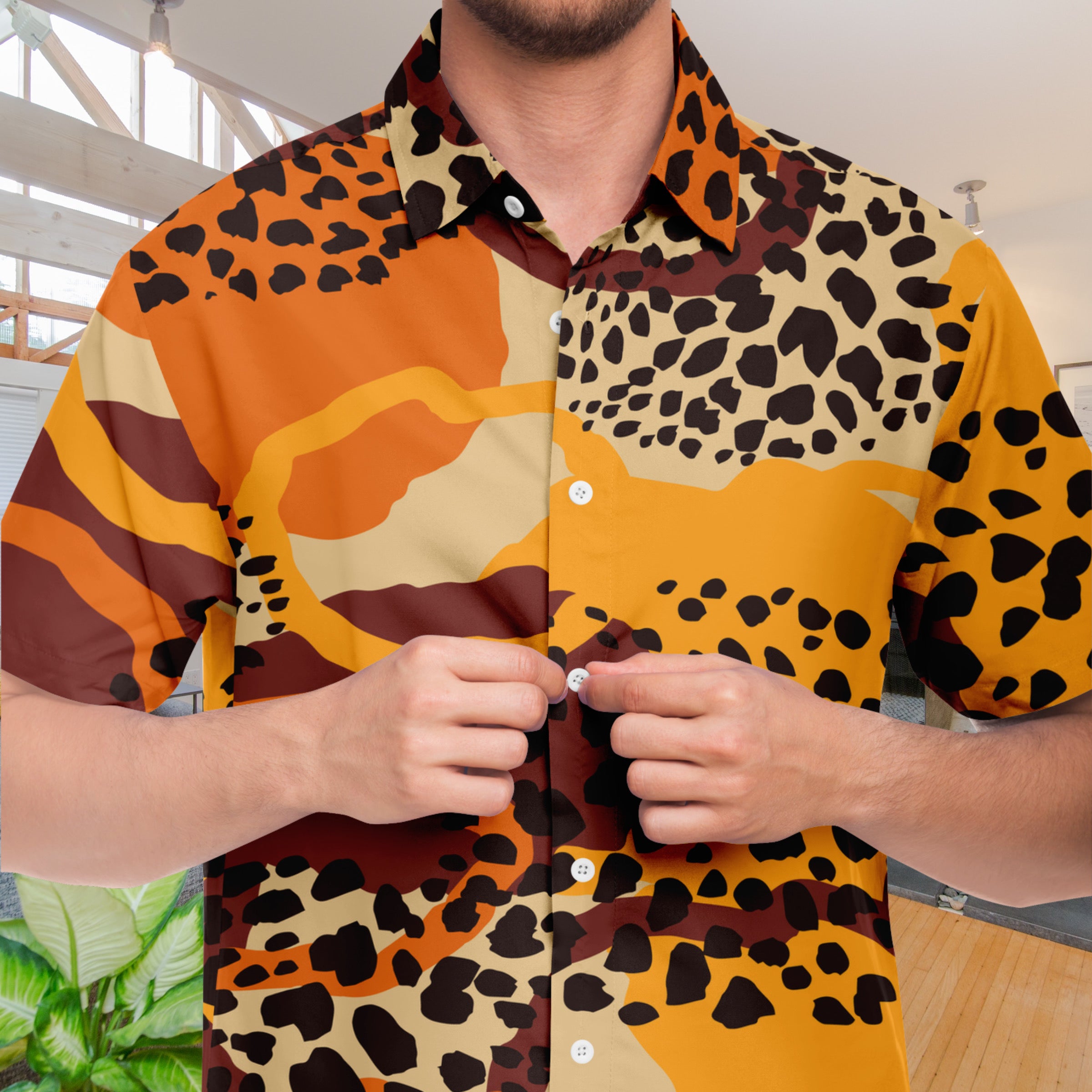 Chemise Boutonnée Manches Courtes | Panthera