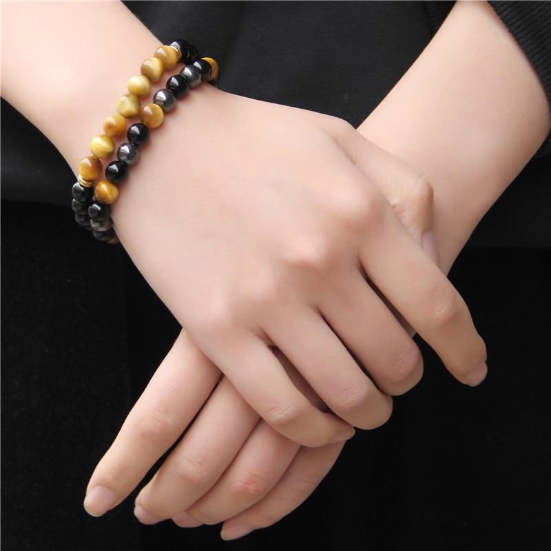 Bracelets  Unisexe de perles naturels - 2 Pièces |  Belucky